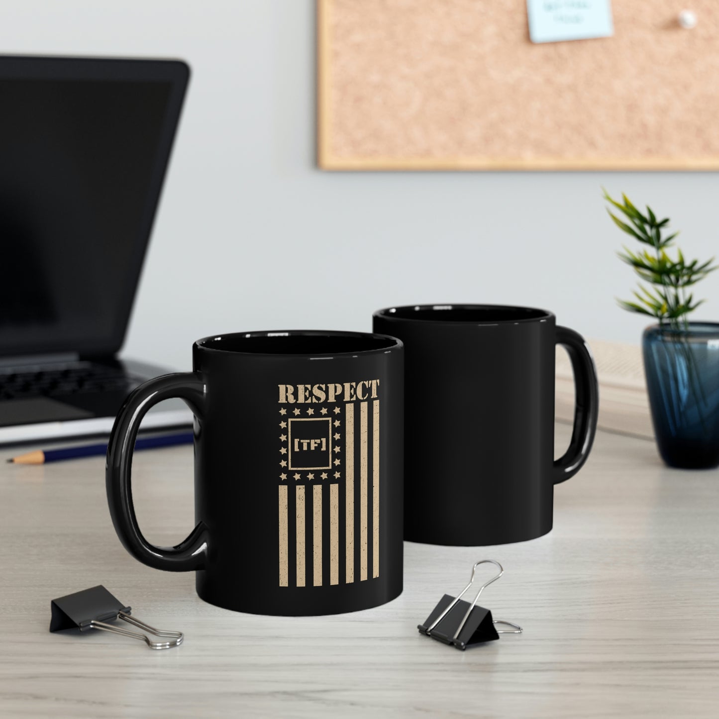 TF Respect - 11oz Black Mug