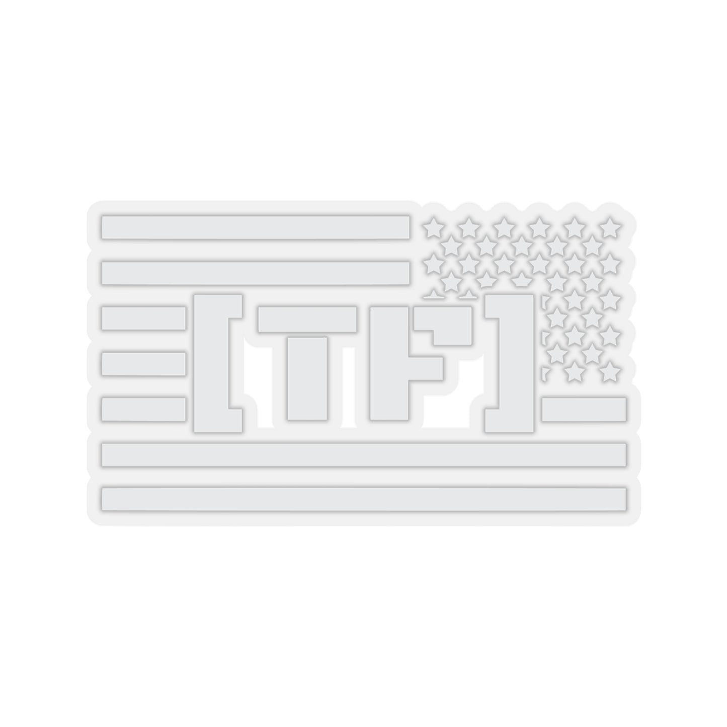 Calcomanía de bandera de factor táctico