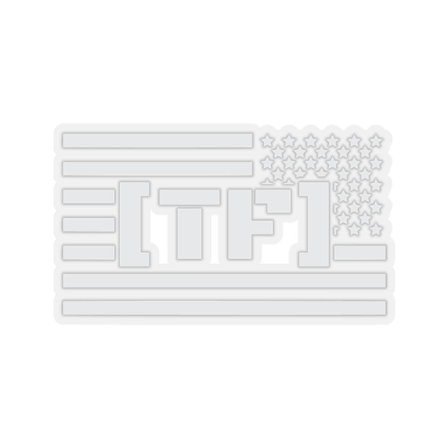 Calcomanía de bandera de factor táctico