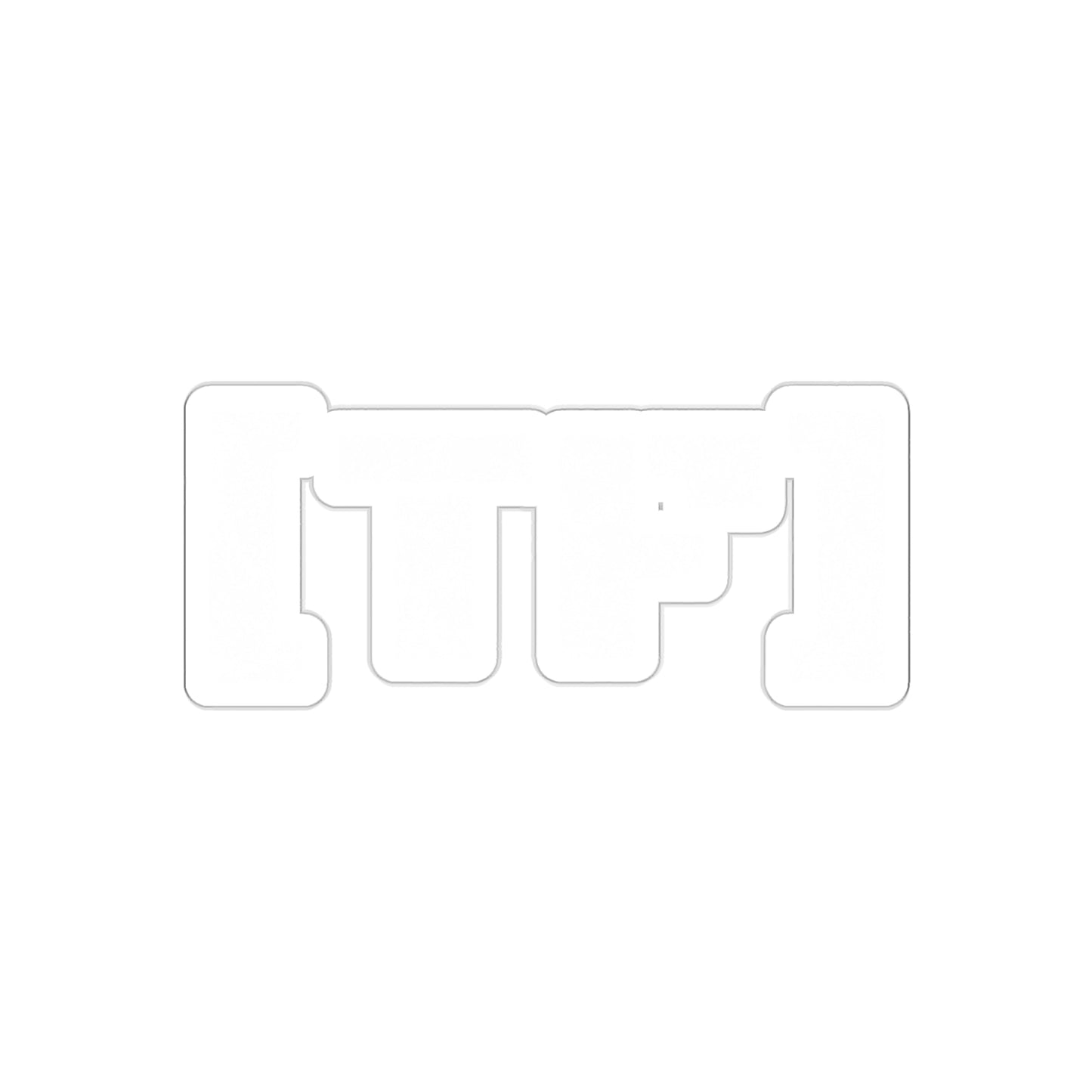 Calcomanía del logotipo TF