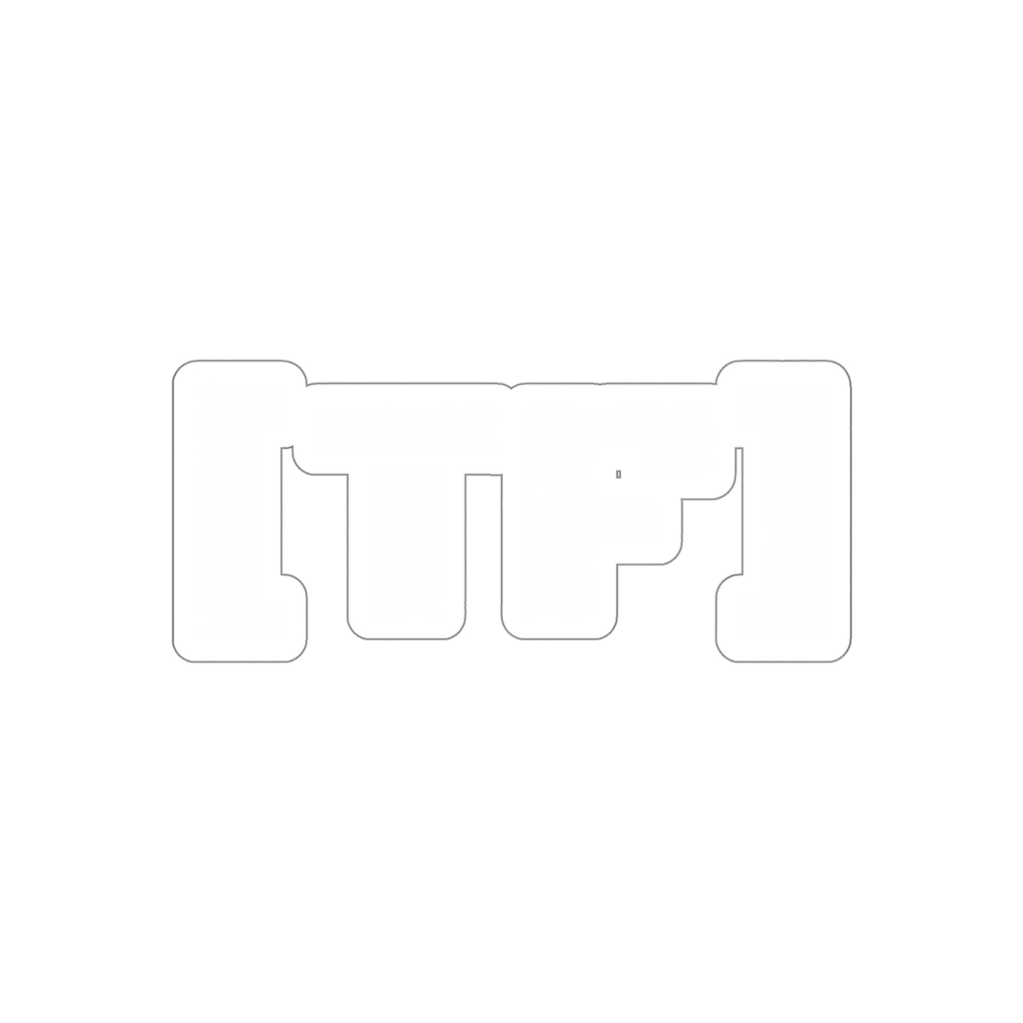 Calcomanía del logotipo TF